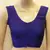 Royal blue mirrorwork blouse