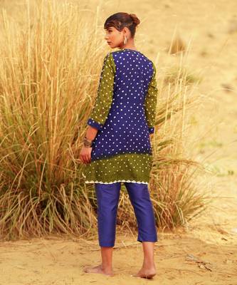 Blue Printed co-ord set 2