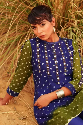 Blue Printed co-ord set