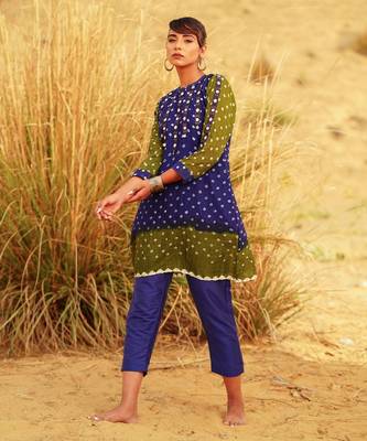 Blue Printed co-ord set 4