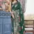 Green silk blend sarees with blouse