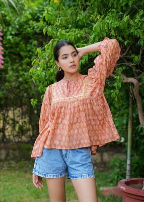 Peach Yellow Top 1