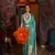 Teal Woven silk blend Saree With Unstitched Blouse Piece