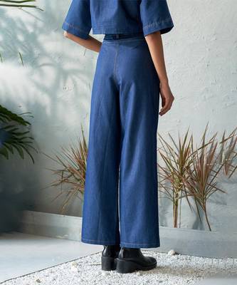 Onyx blue denim pants 4