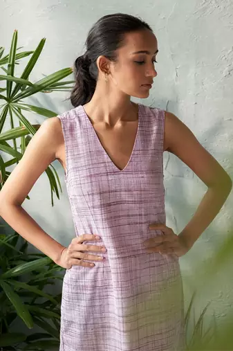 Orchid grape dress