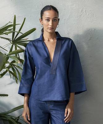 Inkwell denim top 1