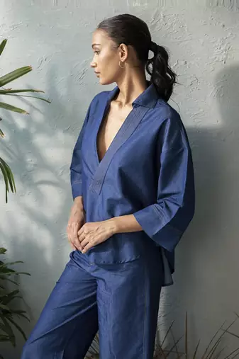 Inkwell denim top