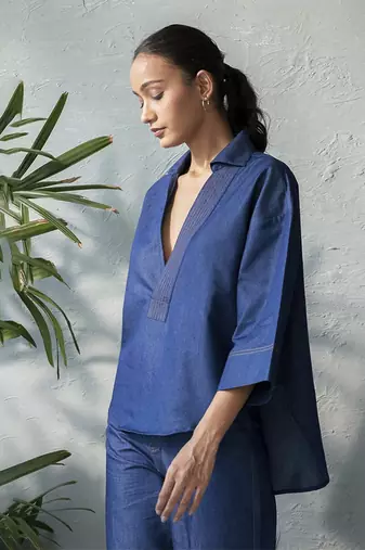 Inkwell denim top