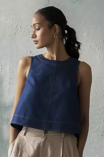 Twilight denim top