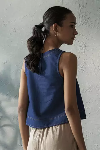 Twilight denim top