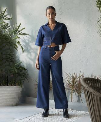 Onyx blue co-ord set 1