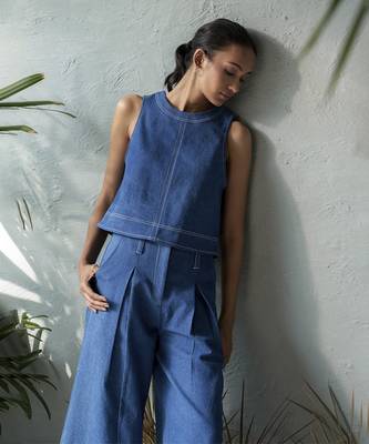 Urban denim top 1