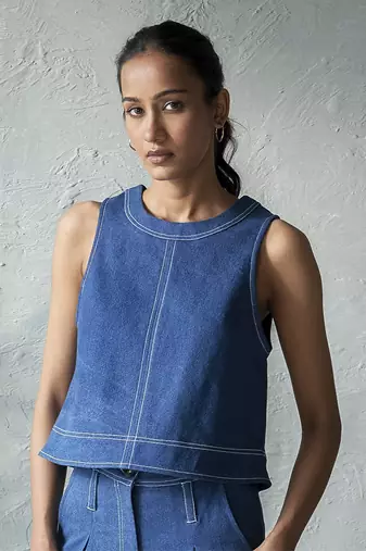 Urban denim top