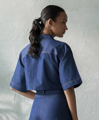 Onyx denim top 2