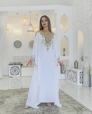 Sale Dress Moroccan Dubai Kaftan Wedding Bridesmaid African Abaya Gown Women Dress 296 2