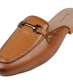Tanny shoes men's faux leather tan ethnic sandal