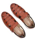 Tanny shoes men's faux leather tan ethnic sandal