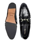 Tanny shoes men's faux leather black velcro ethnic sandal