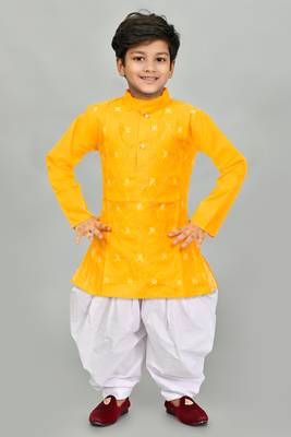 Amber cotton boys kurta pyjama 1