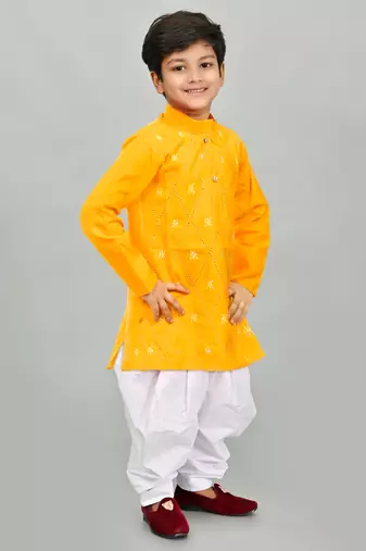 Amber cotton boys kurta pyjama