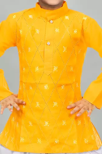 Amber cotton boys kurta pyjama