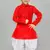 Red cotton boys kurta pyjama