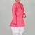 Pink cotton boys kurta pyjama