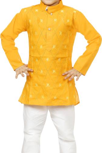 Amber cotton boys kurta pyjama