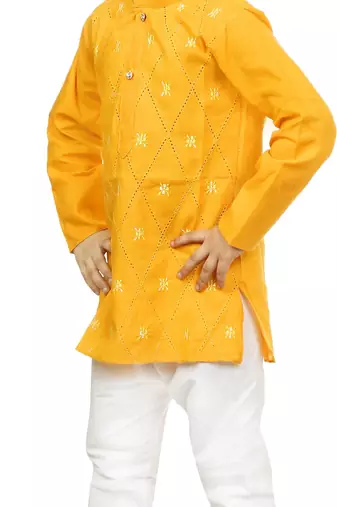 Amber cotton boys kurta pyjama