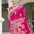 Sangam prints rani silk woven work festival saree