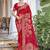 Sangam prints red silk woven work festival saree