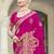 Sangam prints rani silk woven work festival saree
