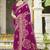 Sangam prints magenta silk woven work festival saree
