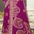 Sangam prints magenta silk woven work festival saree