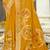 Sangam prints mustard silk woven work festival saree