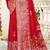 Sangam prints red silk woven work festival saree