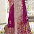 Sangam prints magenta silk woven work festival saree