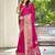 Sangam prints rani silk woven work festival saree
