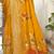 Sangam prints mustard silk woven work festival saree