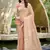 Sangam prints peach silk woven work festival saree