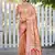 Sangam prints peach silk woven work festival saree