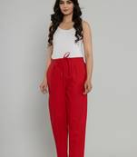  Cotton Red Dyed pant