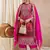 Rajgranth women's faux georgette fabric zari embroidery kurtaset with dupatta