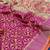 Pink pure patola silk saree and unstitched blouse piece