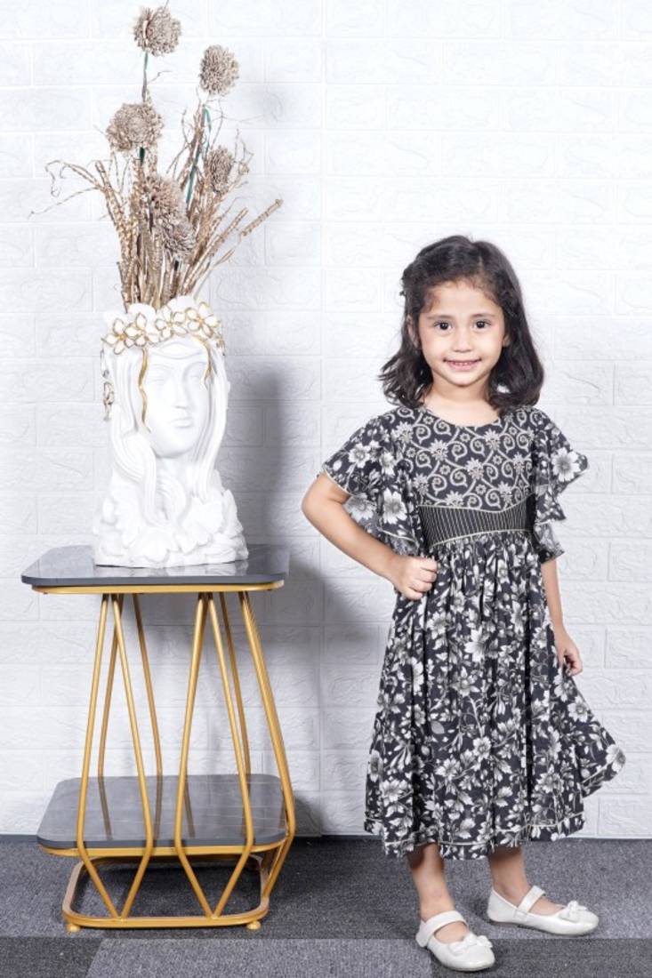 Black Printed Kurti