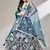 ravishing blue color sequins soft net party lehenga set choli with dupatta