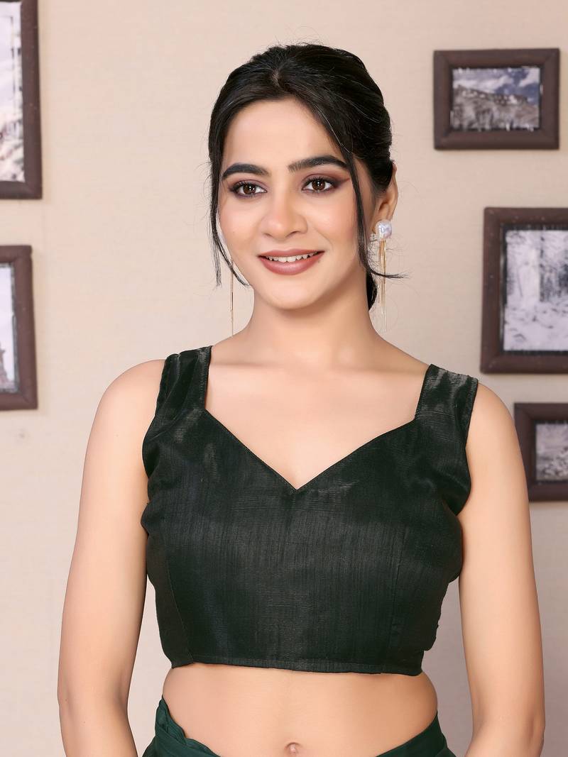 Ready To Wear Pink Fancy Chiffon Saree With Blouse