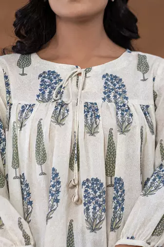  cotton printed top