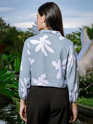  green cotton linen bishopsleeveshirt style top 3