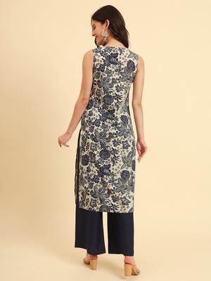  blue cotton ethnic motifs straight kurta 3